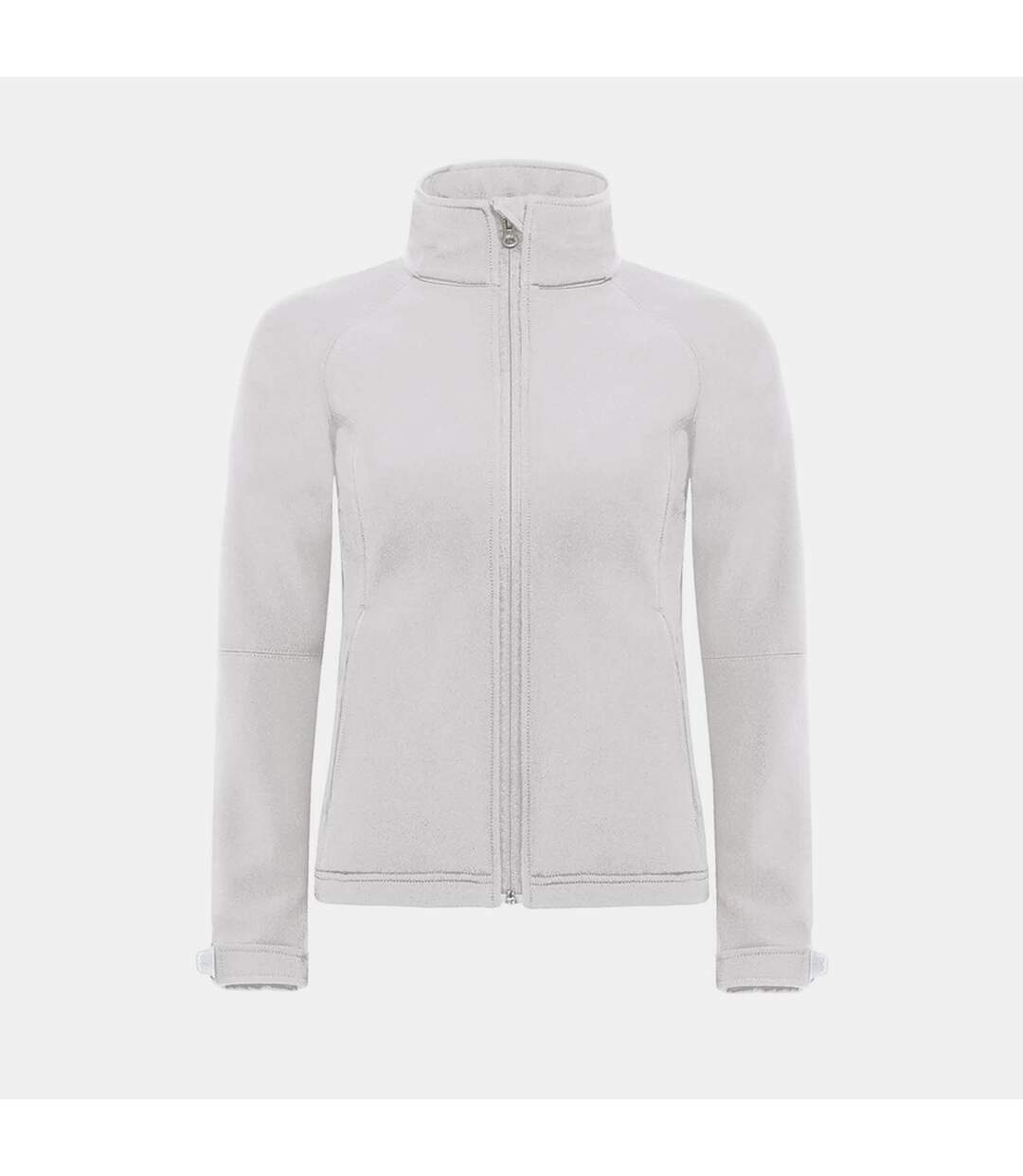 B&C Womens Hooded Premium Softshell Jacket (Windproof, Waterproof & Breathable) (White) - UTBC2004