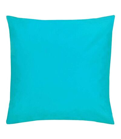 Plain outdoor cushion cover one size aqua blue Furn