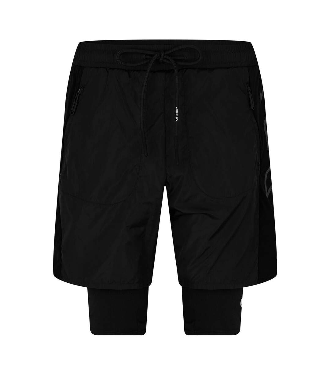Mens Diag Arrow Shorts Black Off White-1