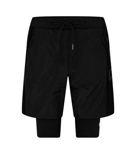 Mens Diag Arrow Shorts Black Off White