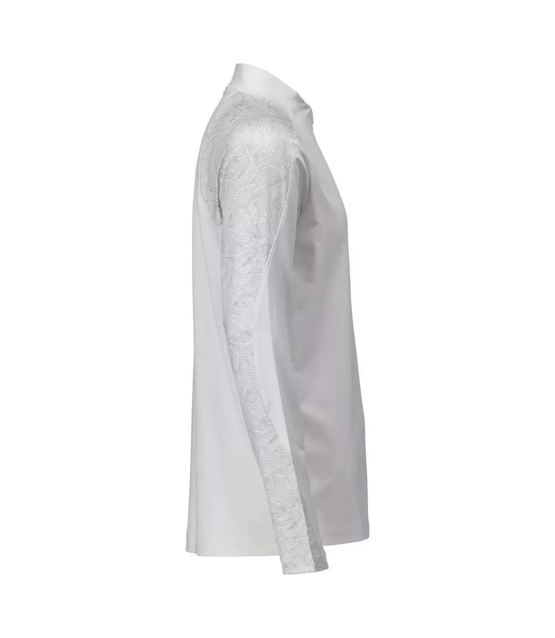 T-shirt Manches Longues Customised Homme Blanc Mascot-4