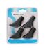 Lot De 4  Embouts Pour Bâtons De Randonnée Taille Unique Noir Inny-2