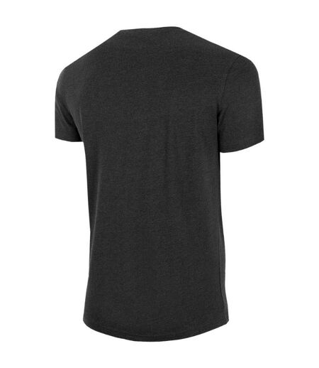 T-shirt Motif/style Uni H4z22-tsm352 23m Homme Noir 4F