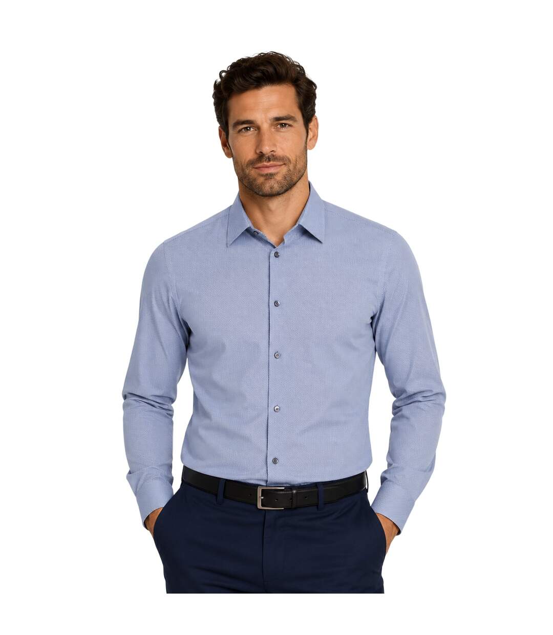 Chemise P-hank S Homme Bleu Foncé Boss-3