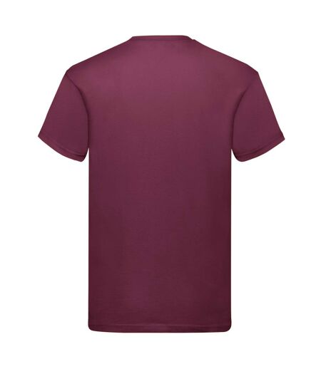 Fruit of the Loom Mens Original T-Shirt (Burgundy) - UTRW9904