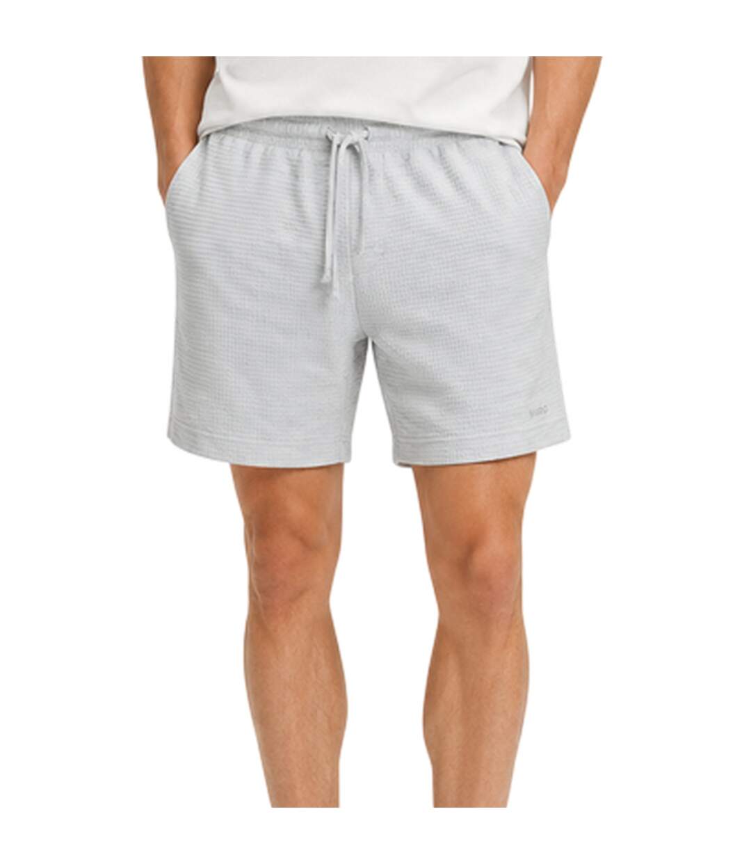 Short De Pyjama Homme Gris Hugo-4