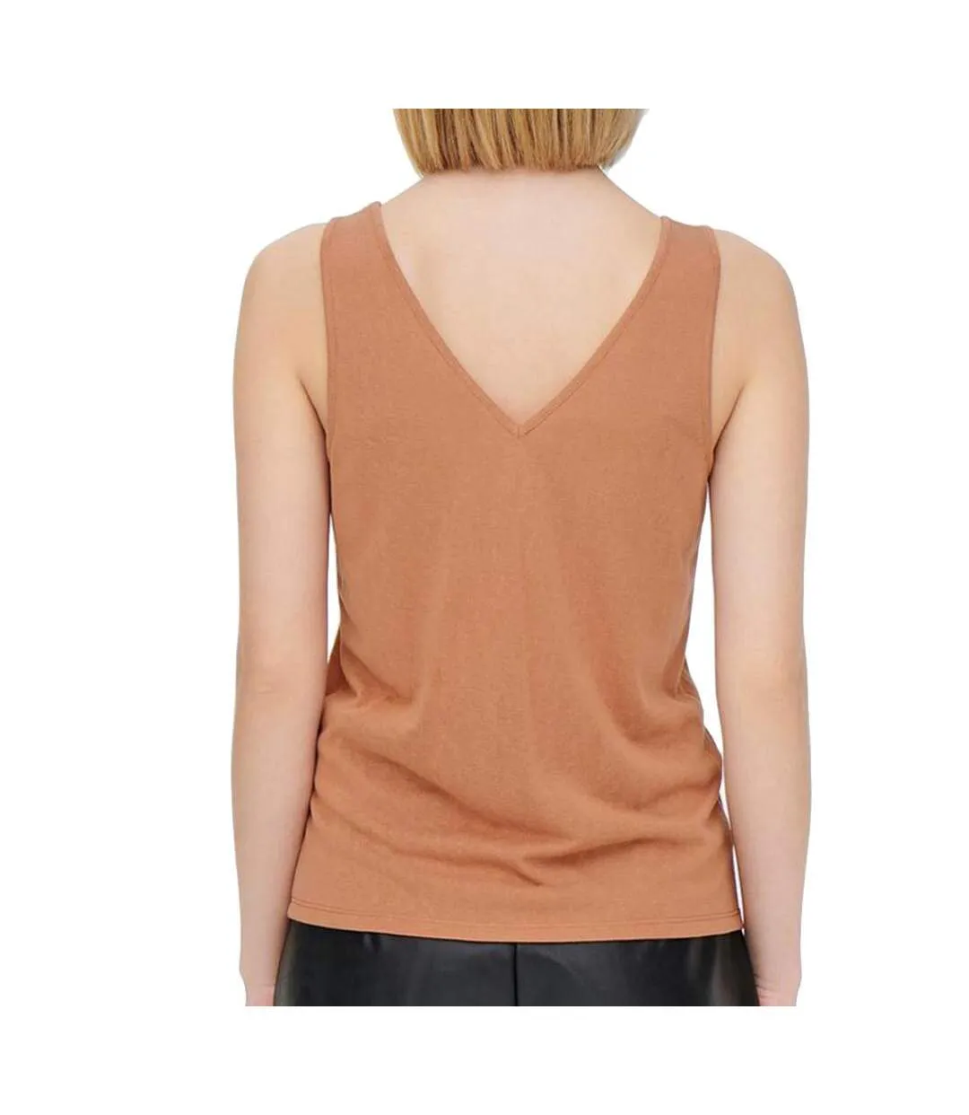 Débardeur marron femme jdy faustina-2
