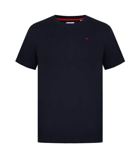 Mens Essentials Small Logo Crew Neck T-shirt Black Lee Cooper