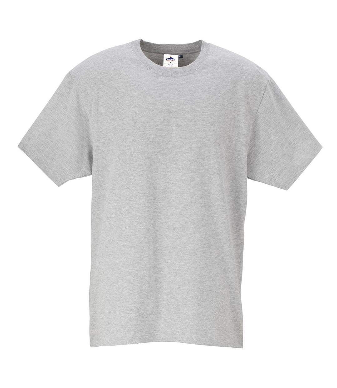 T-shirt turin premium homme gris chiné Portwest