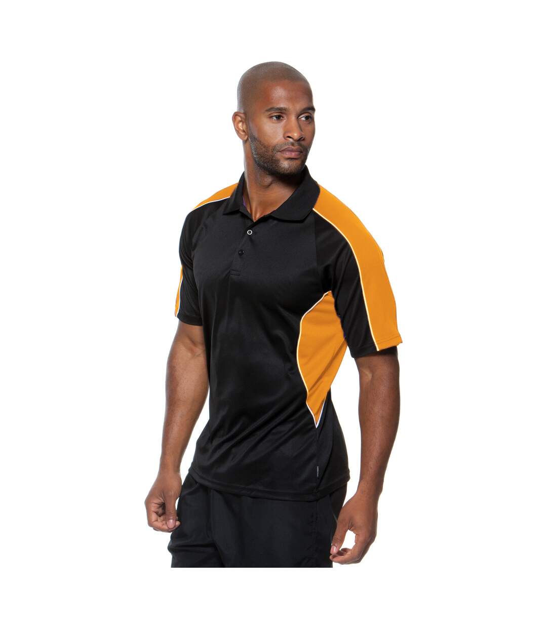 Polo à manches courtes Gamegear® Cooltex Active pour homme (Noir/Orange) - UTBC420