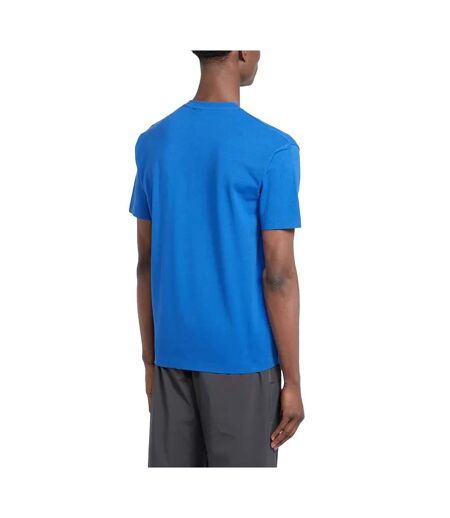 Mens Cube Logo T-shirt Blue Unlike Humans