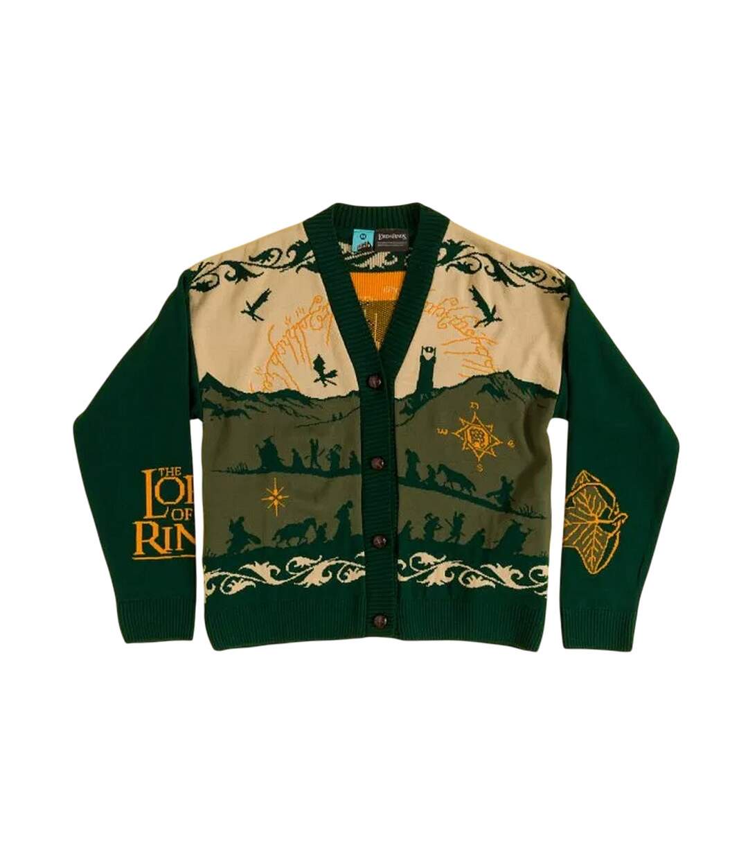 Cardigan Adulte Vert The Lord Of The Rings-1