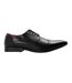 Mens Plain Low Cut Trainers Black Lambretta-1