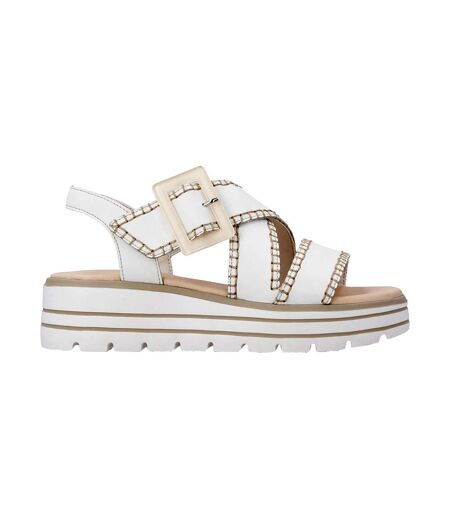 Sandales Cuir Compensée Remonte Macao