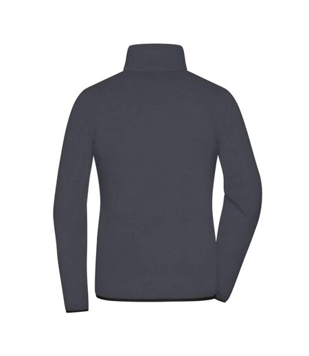 Veste polaire femme carbone / noir James and Nicholson