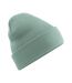 Bonnet Tricoté Unisexe Vieux Vert Beechfield-1