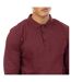 Mens Embroidered Long-sleeved Polo Shirt Burgundy Peter Werth-4
