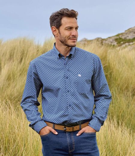 La Chemise en Popeline à Micromotifs