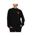 Sweat Manches Longues Motif/style Feuille D´érable Adulte Noir Classique Rouge DSquared2-4