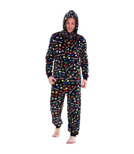 Mens Game Controller Fleece Jumpsuit Multicoloured Floso