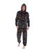 Mens Game Controller Fleece Jumpsuit Multicoloured Floso-2