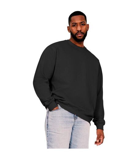 Casual Classics Mens Ringspun Cotton Oversized Sweatshirt (Black)