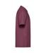 Mens 65/35 polo shirt burgundy Fruit of the Loom