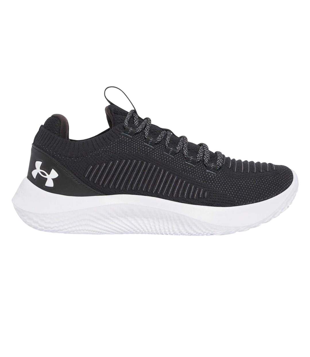Mens Dynamic Intelliknit Trainers Black White Under Armour-1