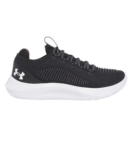 Mens Dynamic Intelliknit Trainers Black White Under Armour