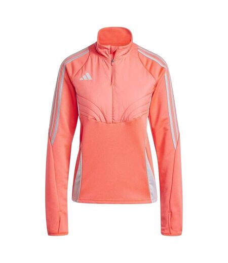 Haut De Survêtement Manches Raglan Sport Motif/style Logo Tiro Femme Rouge Clair Adidas