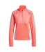 Haut De Survêtement Manches Raglan Sport Motif/style Logo Tiro Femme Rouge Clair Adidas-2