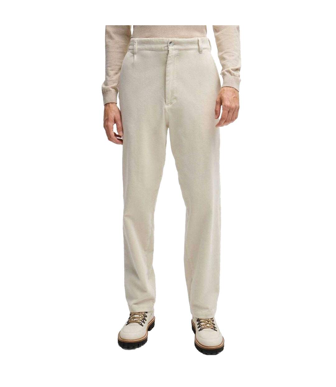 Pantalon Homme Blanc Boss-1