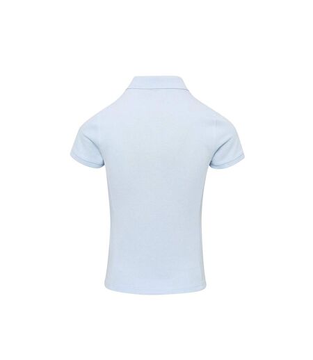 Polo coolchecker plus femme bleu clair Premier