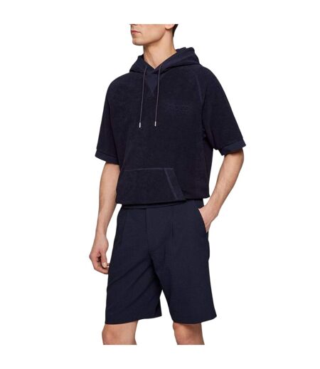 Sweat Manches Courtes Sealy Homme Bleu Foncé Boss