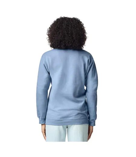 Sweat Softstyle Adulte Bleu De Gris Gildan