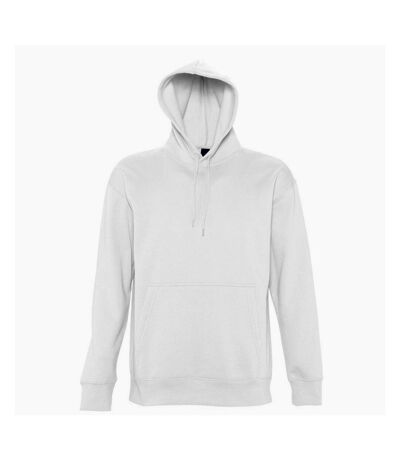 SOLS Slam Unisex Hooded Sweatshirt / Hoodie (White) - UTPC381