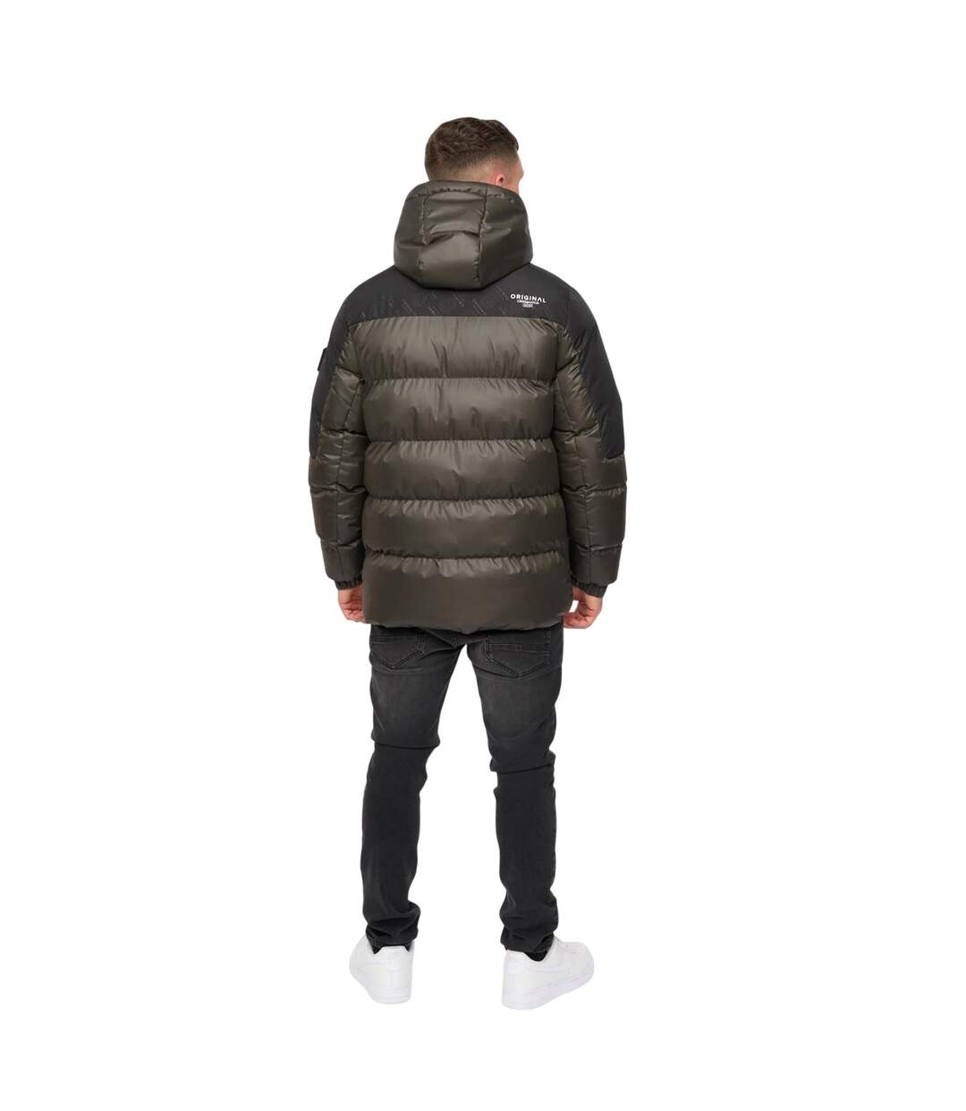 Veste Camptor Homme Olive Crosshatch-3