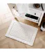 Tapis de Bain Jacquard Damaris 50x80cm Blanc-5