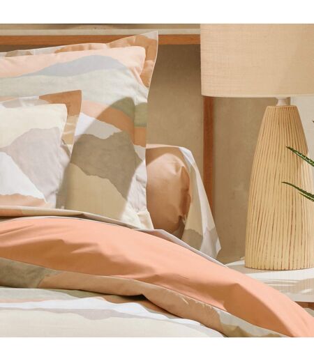 Taie de traversin percale de coton LAND CRAIE