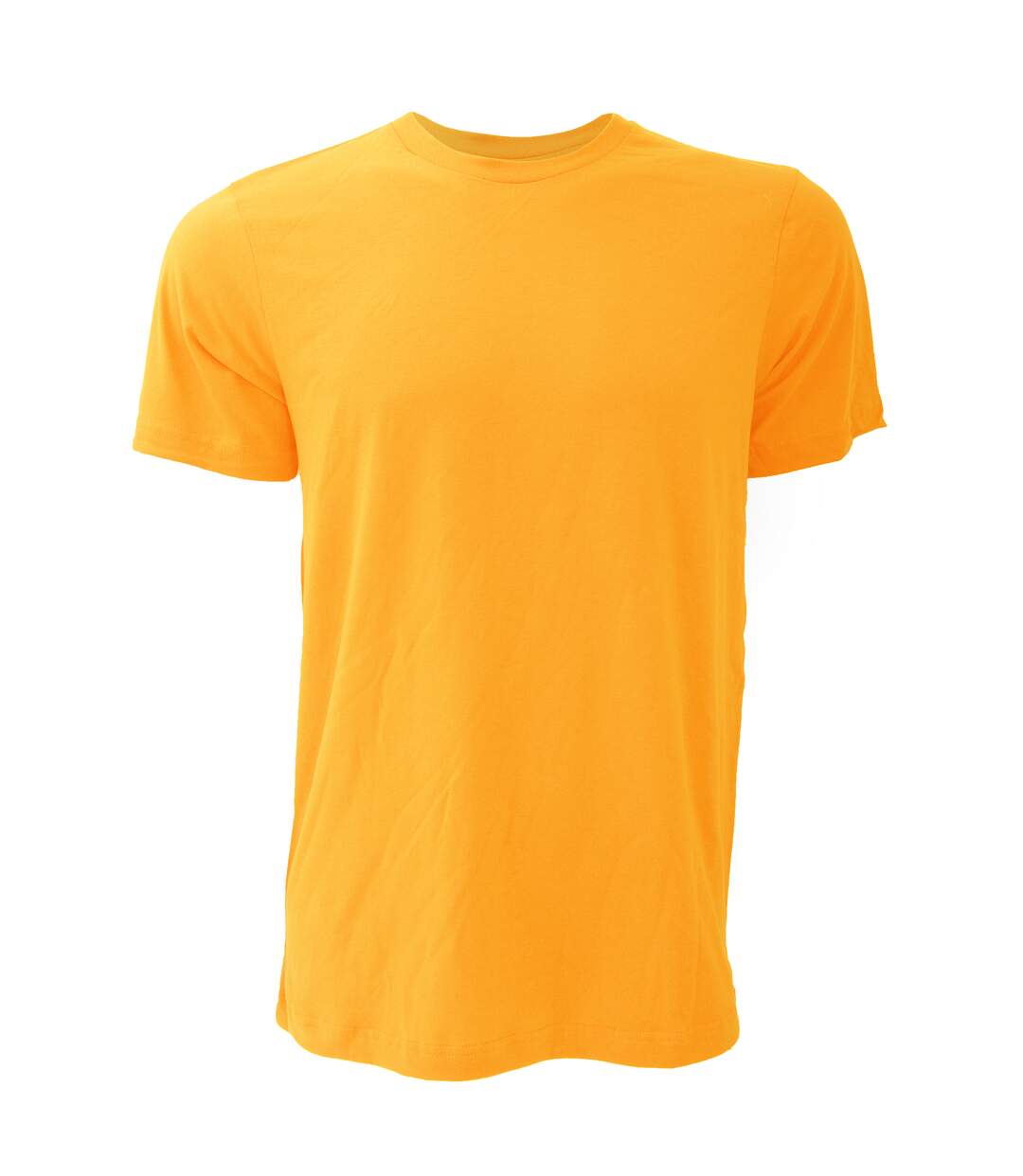 Canvas Unisex Jersey Crew Neck Short Sleeve T-Shirt (Yellow)