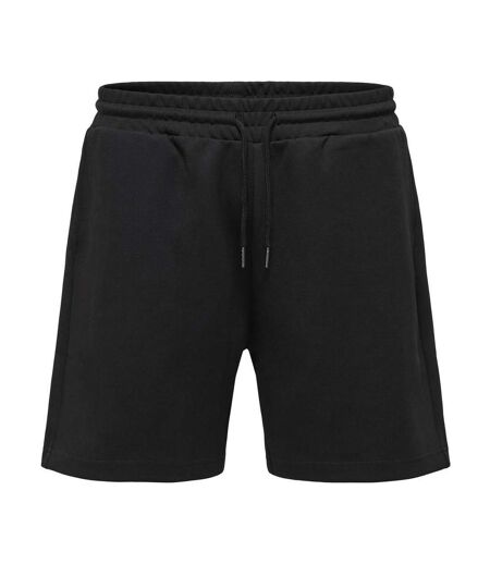 Short noir homme only & sons onsdane airflex loose