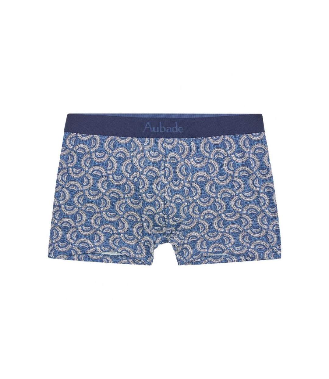 AUBADEMEN Boxer Homme Coton bio TRIB Bleu