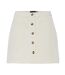 Jupe ecru femme pieces effi-1