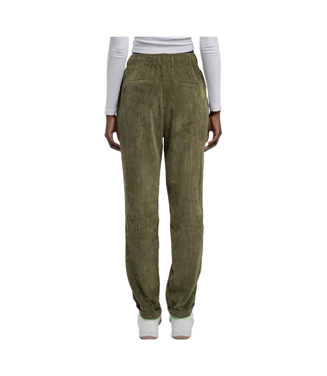 Pantalon velours kaki femme teddy smith teddy middle - l-2
