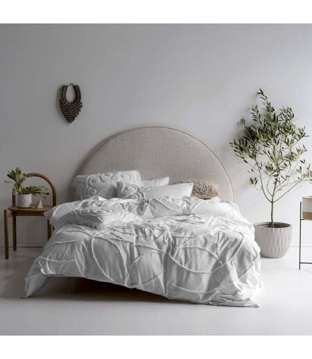 Linen House - Parure de lit MANISHA (Blanc) - UTRV2230