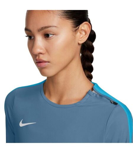 Womens/ladies Crew Neck Regular T-shirt Aegean Blue Storm Nike