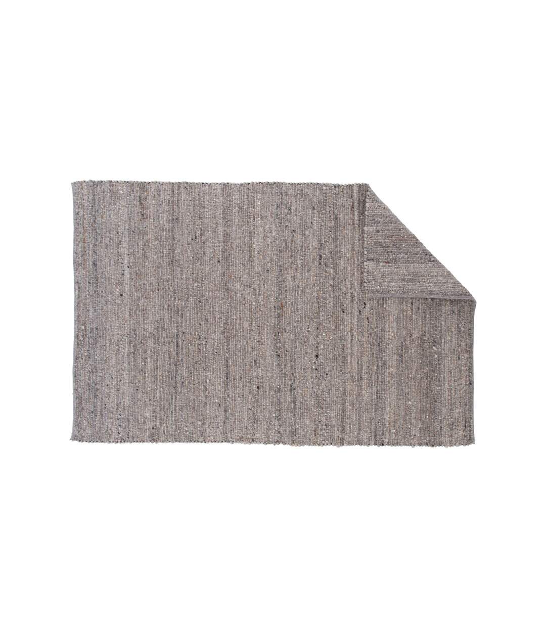 Tapis Déco en Laine Loump 200x300cm Gris & Beige-2