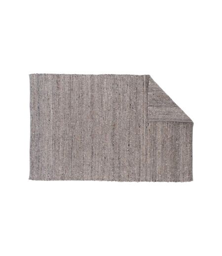 Tapis Déco en Laine Loump 200x300cm Gris & Beige