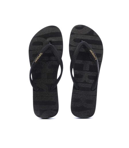 Tongs noir superdry essental flip flop