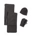 Craghoppers Unisex Adult Hat And Gloves Set (Black Pepper) - UTCG1786